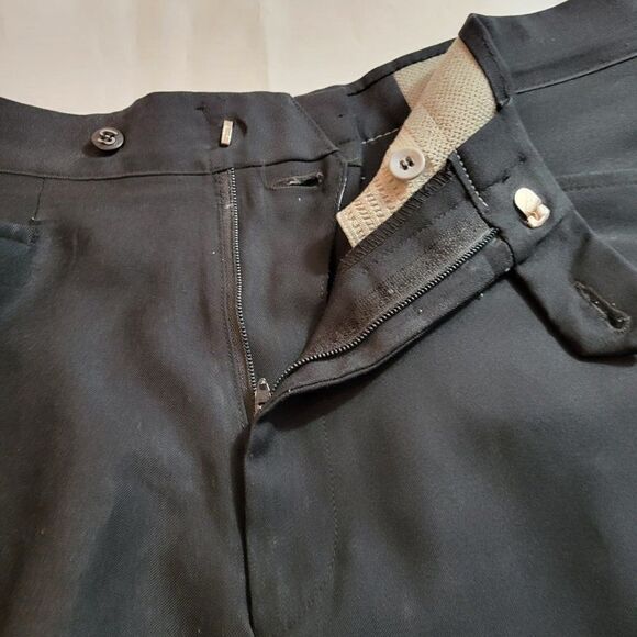 Sandabelt, Like New, Men's Black Dress Pants, Size 35x30, Elastic Waistband - Picture 3 of 11